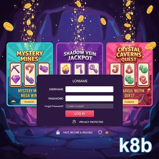 Login seguro no k8b pelo celular ao vivo